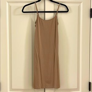 Form fitting camisole dress
